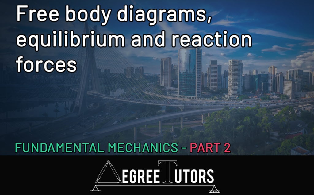 Free body diagrams, equilibrium and reaction forces | DegreeTutors.com